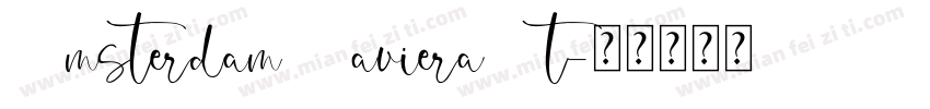 Amsterdam Laviera It字体转换